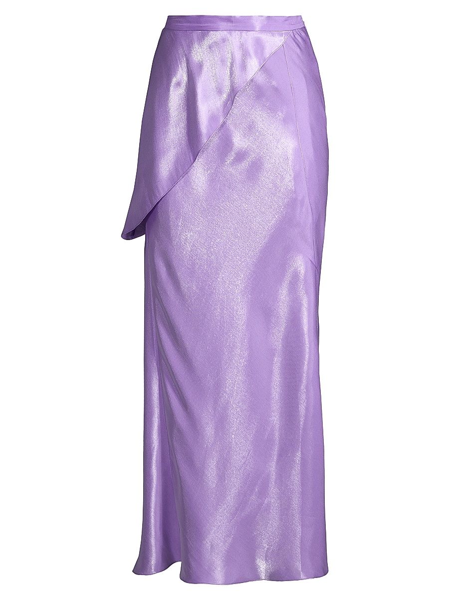 Women's Bias Cut Maxi Skirt - Wisteria - Size Medium