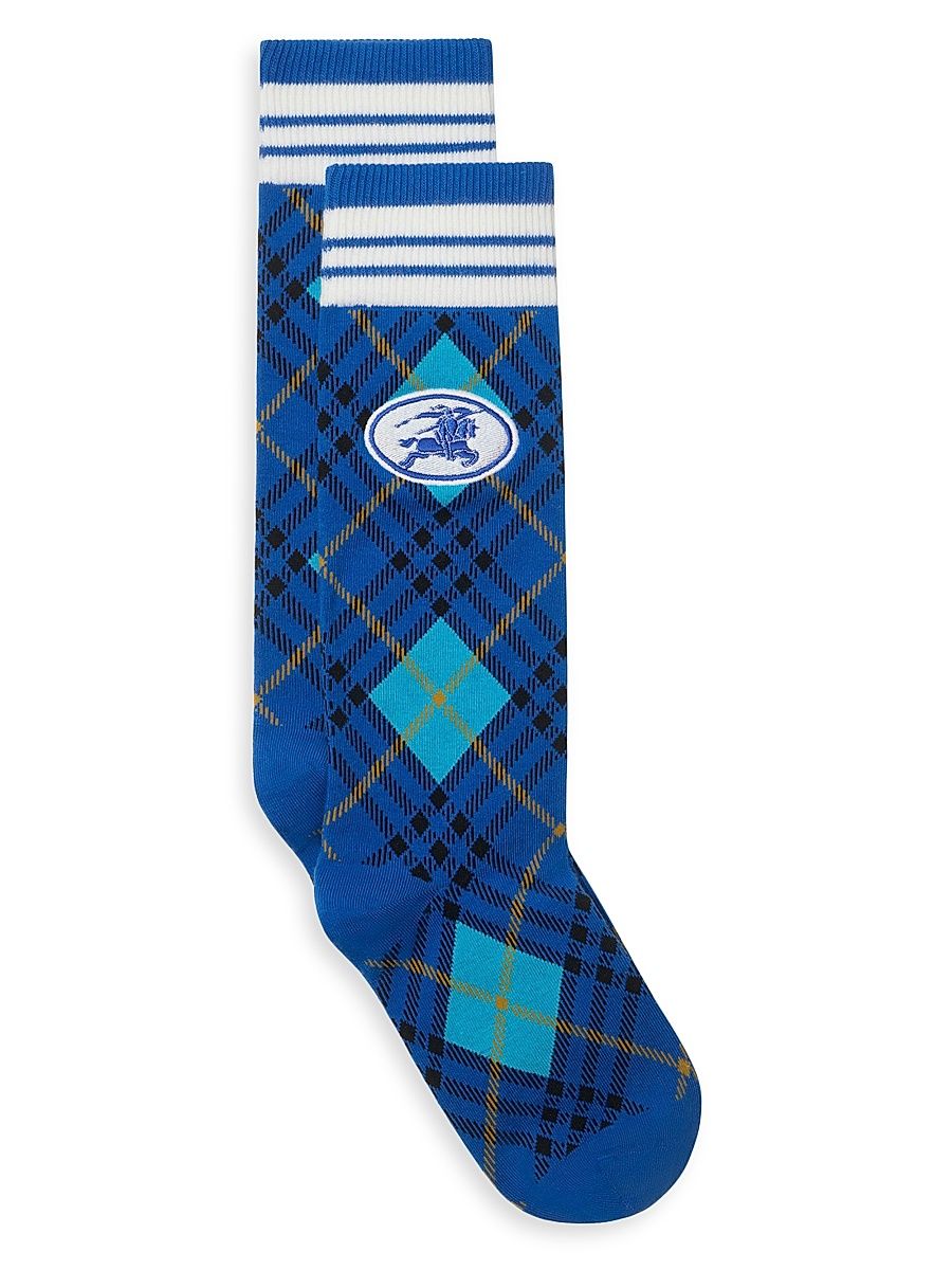 Men's EKD Argyle Mid-Calf Socks - Hyacinth - Size XL