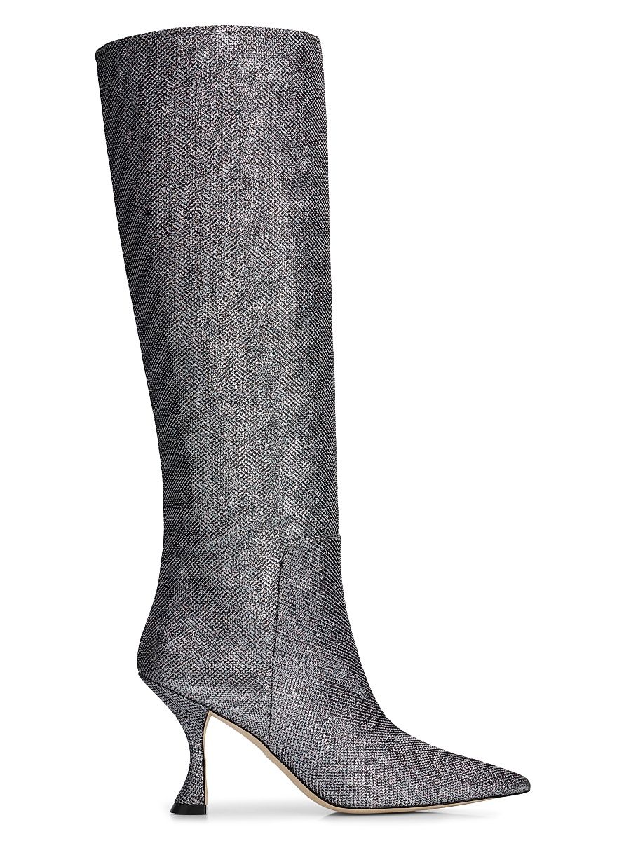 Women's Xcurve 85MM Slouch Boots - Gunmetal - Size 9