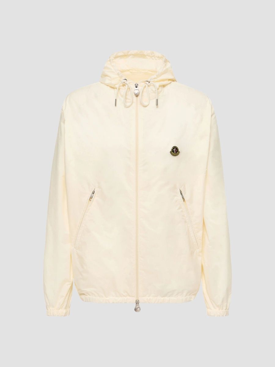 Moncler Women's Windbreaker Jacket - White - Size Large