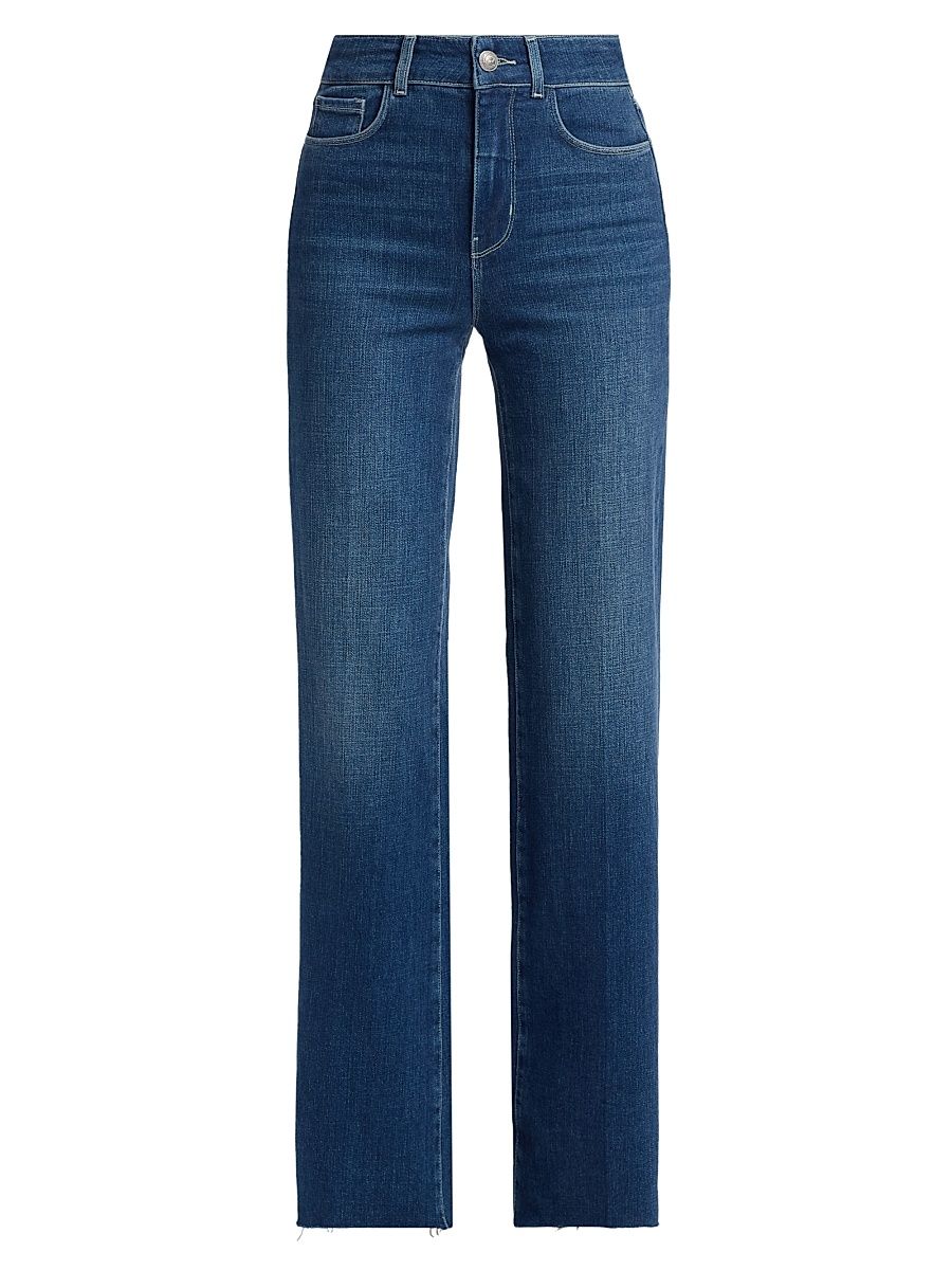 Women's Gwenna Ultra High-Rise Wide-Leg Jeans - Gage - Size 31