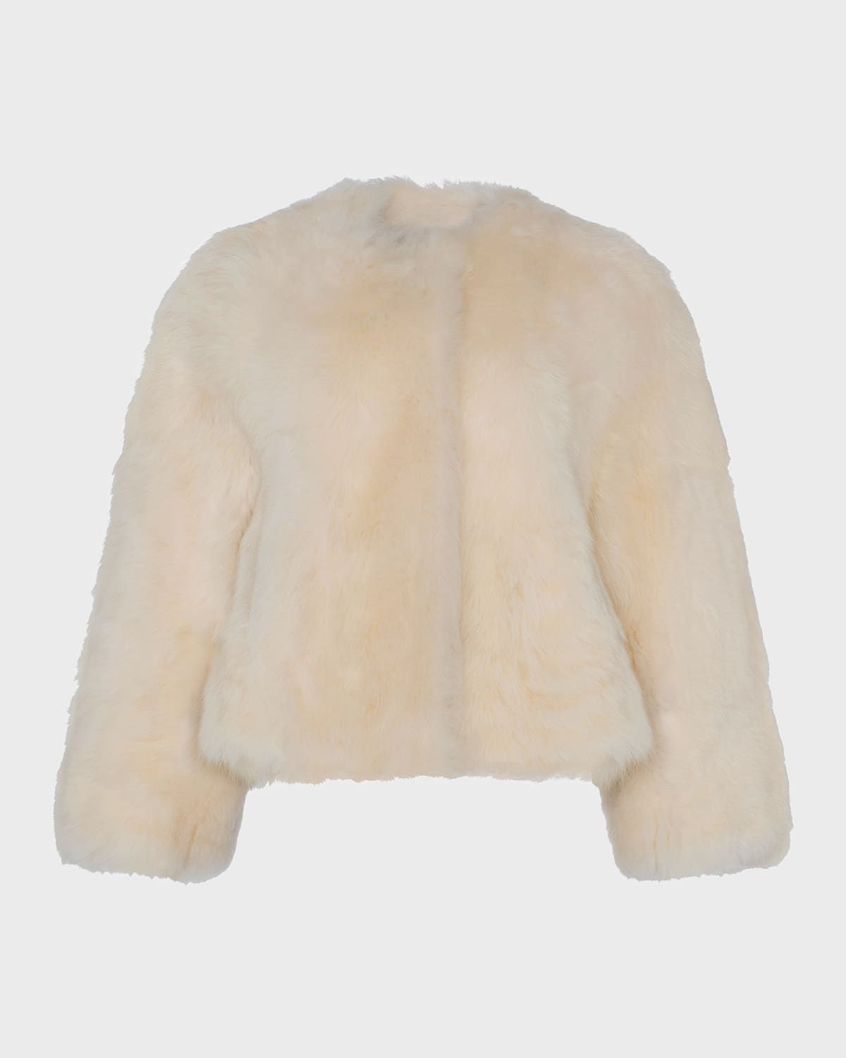 Reversible Toscana Shearling Lamb Collarless Jacket