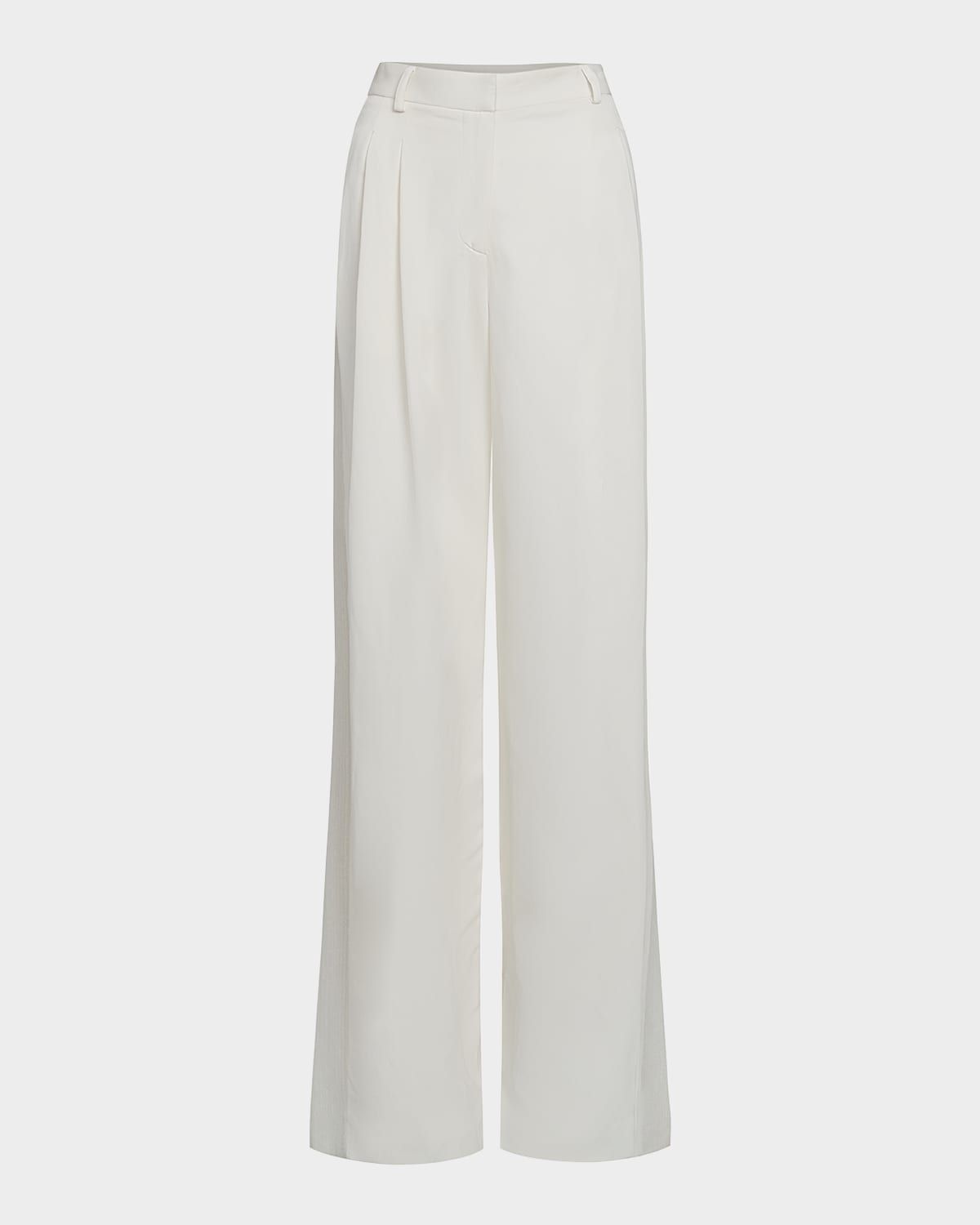 Sulli Linen-Blend Trousers with Sequined Side Stripes