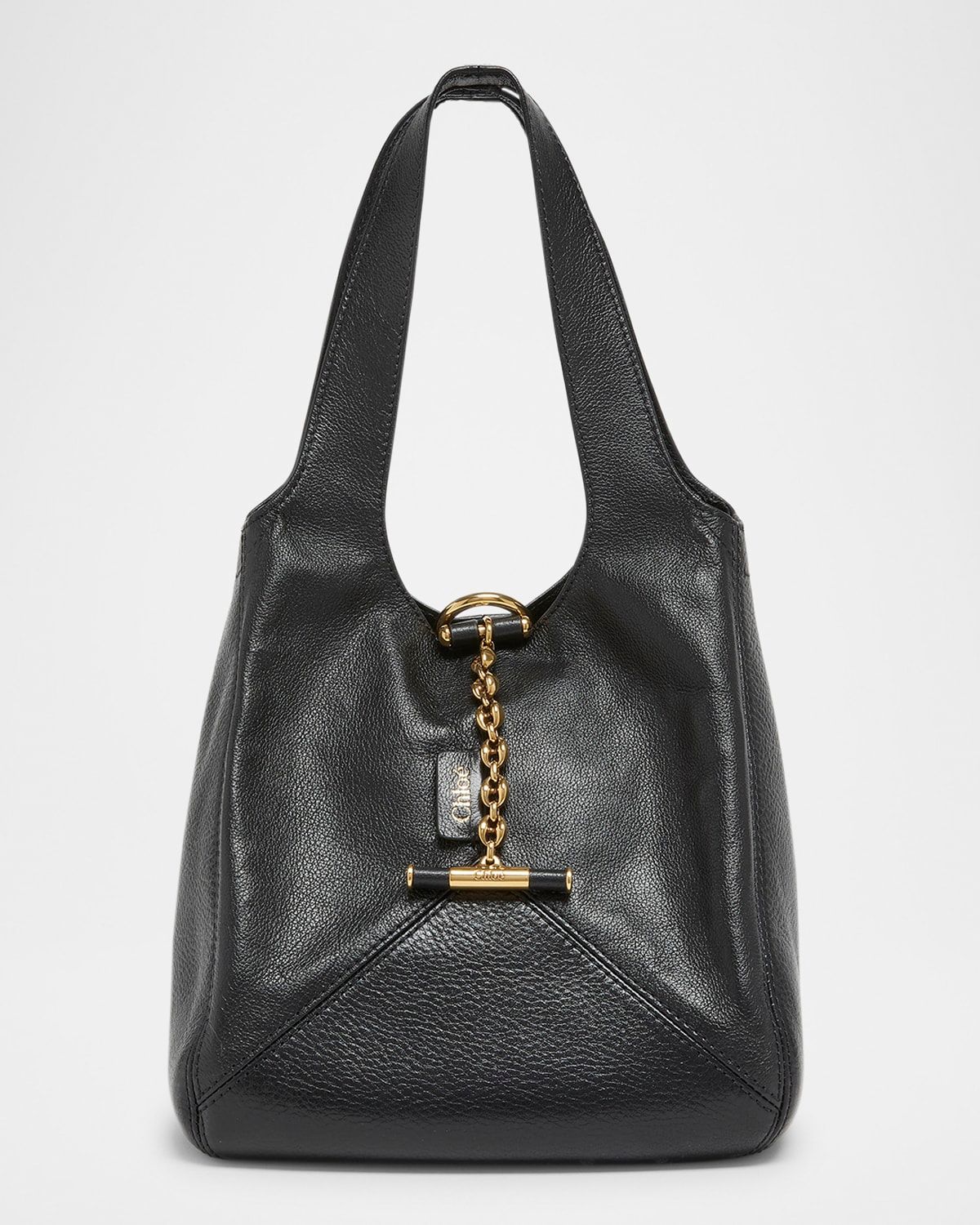 Balloon Small Top-Handle Bag in Leather