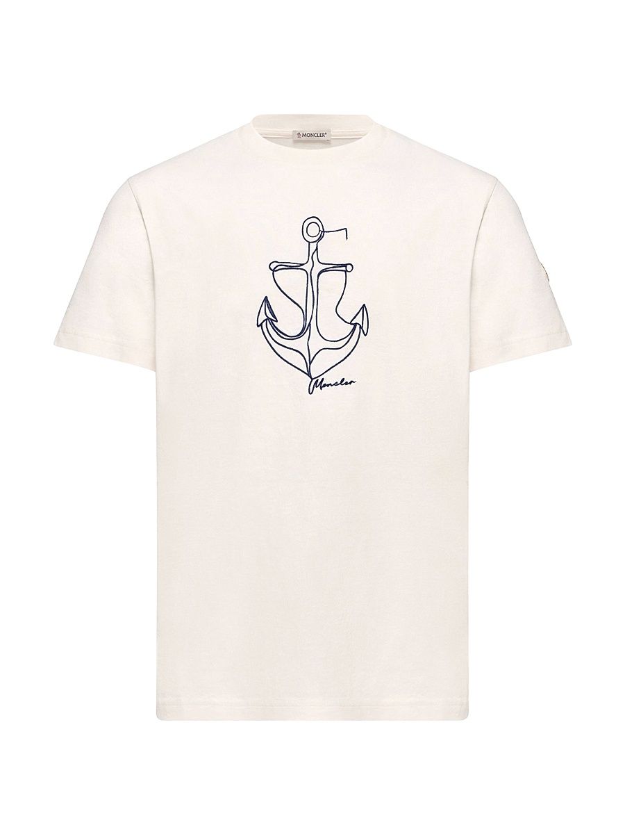 Men's Crewneck T-Shirt in Cotton - White - Size XXL