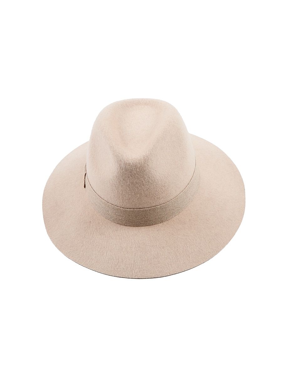 Women's Georgina Felt Fedora - Bone