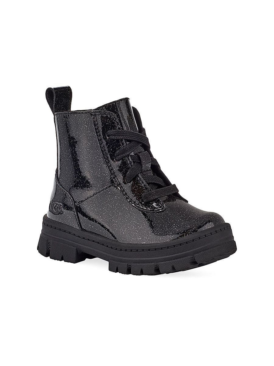 Baby's, Little Girl's & Girl's Ashton Glitter Boots - Glitter Black - Size 5 (Child)