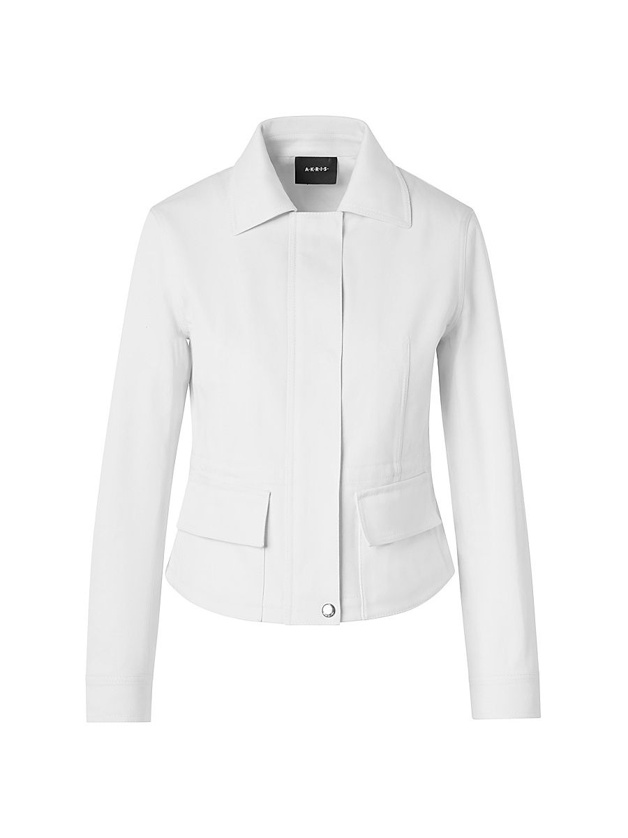 Women's Hugh Cargo Jacket - Ecru - Size 8