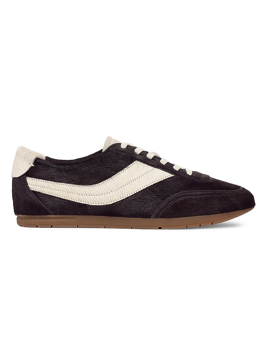 Women's La Runner Calf Hair Slip-On Sneakers - Clove Moonlight - Size 11