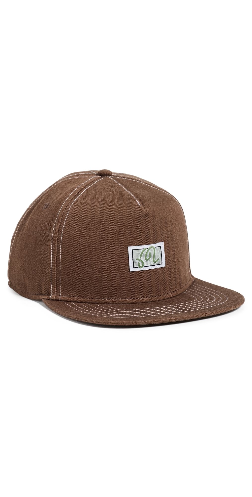 Malbon Station Snapback Hat Carafe One Size