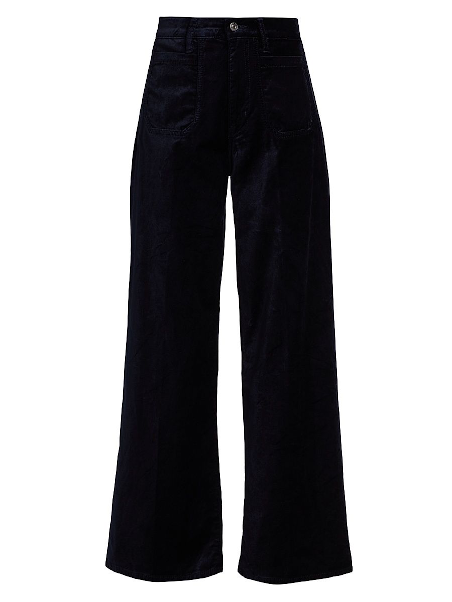 Women's Le Slim Modernist Palazzo Jeans - Navy Velvet - Size 31