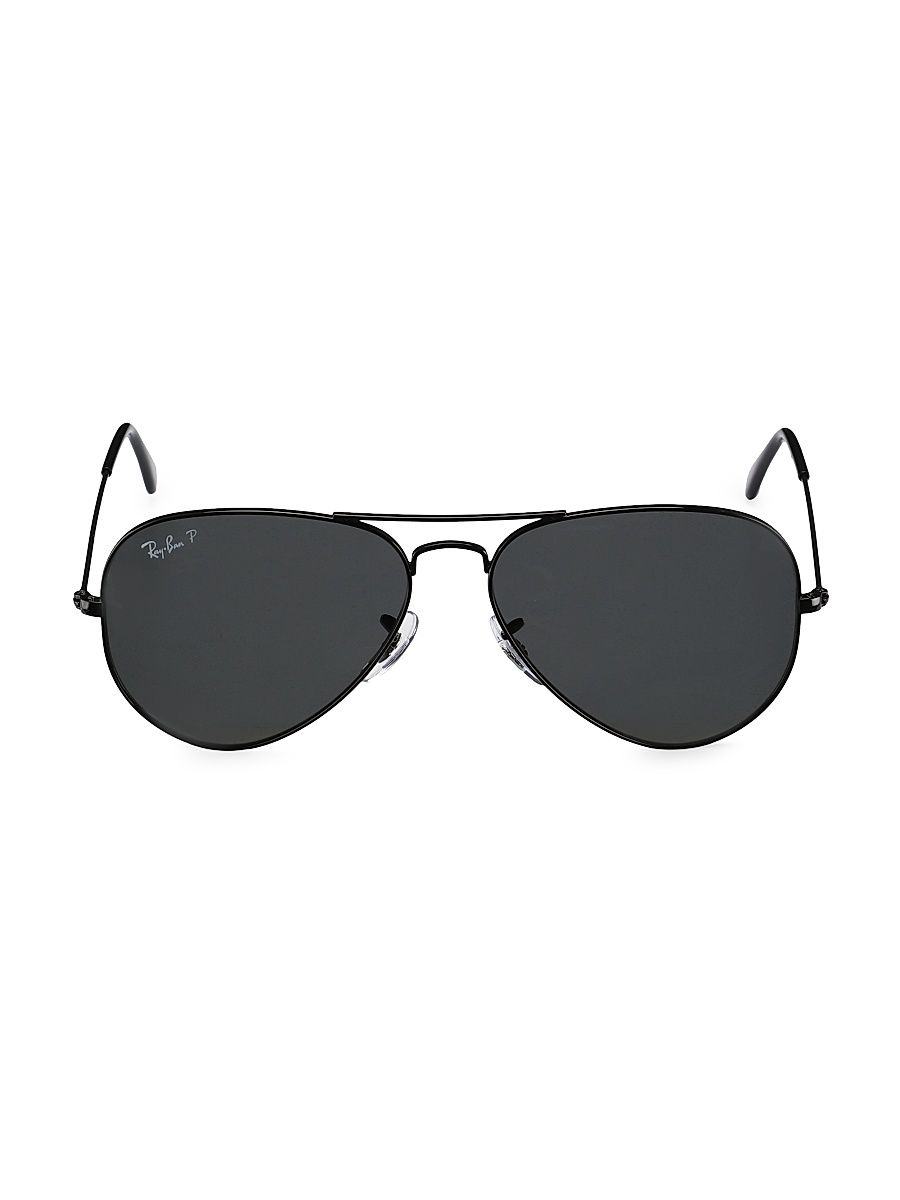 Men's RB3025 58MM Aviator Sunglasses - Black