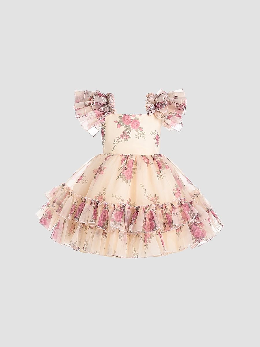 Little Girl's & Girl's Rosavine Dress - Cream - Size 12