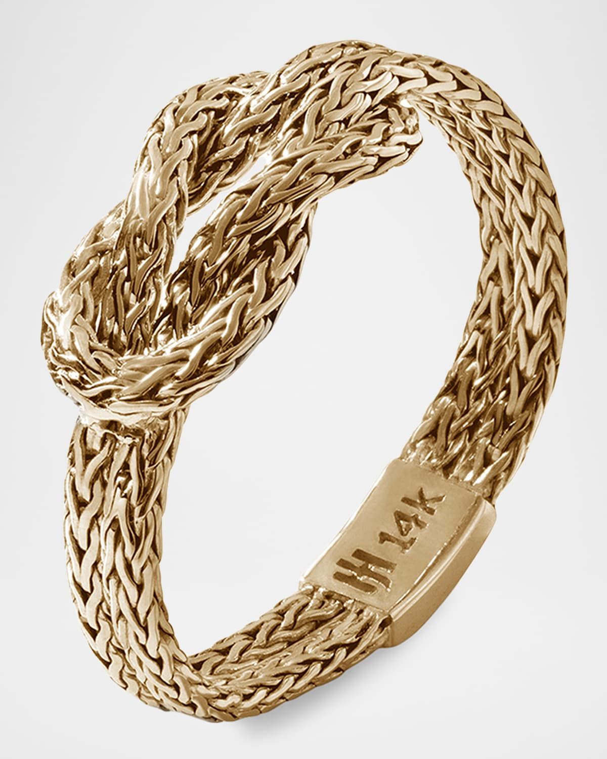 14K Yellow Gold Love Knot Ring