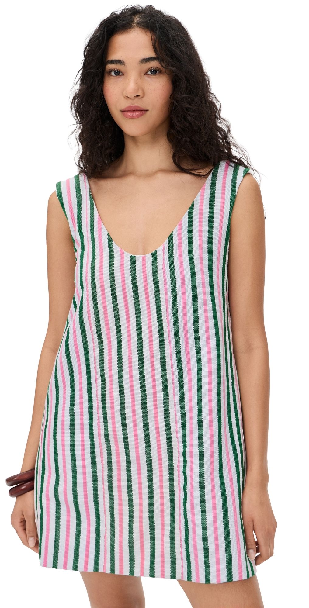 Busayo Fadeyi Dress Pink & Green XXS