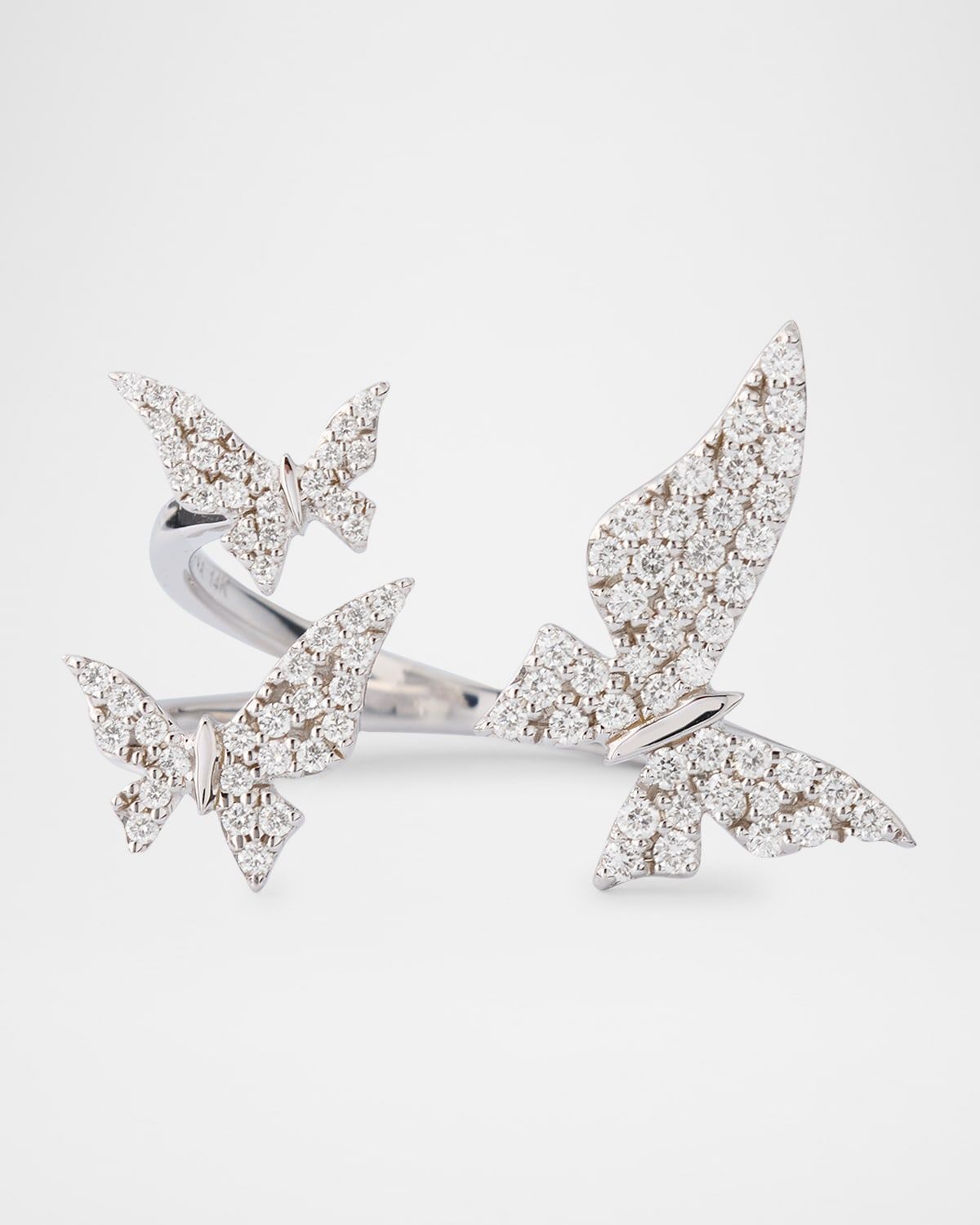 Mutli Butterfly Diamond Wrap Ring