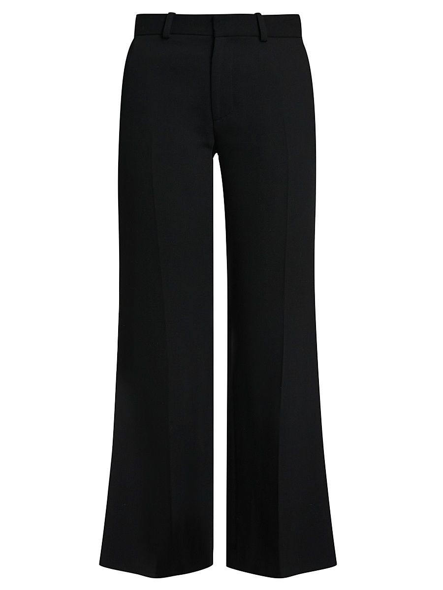 Women's Kick Flare Trousers - Black - Size 12