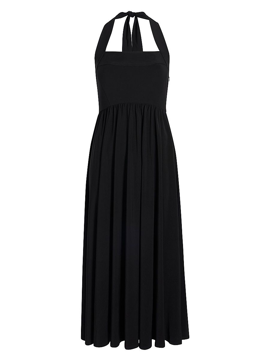 Women's The Fleur Midi Dress - Black Jersey - Size XXL