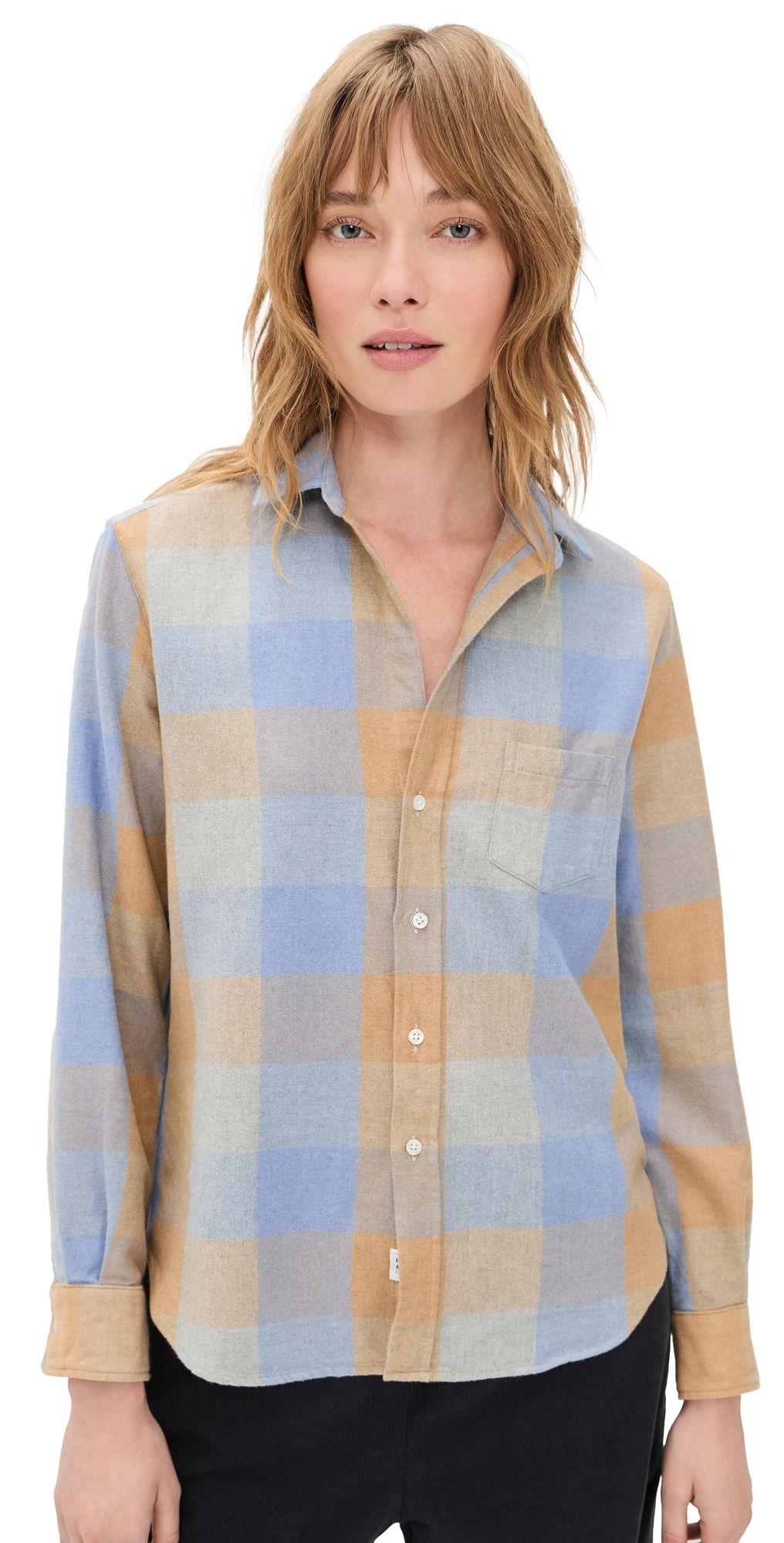 Frank & Eileen Relaxed Button-Up Shirt Lbcc L