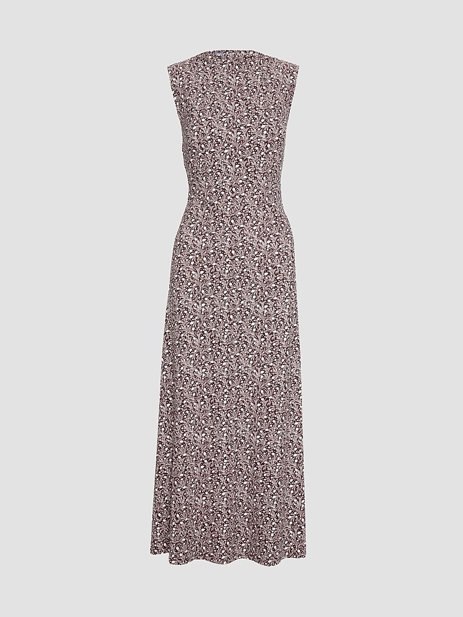 Women's The Sloane Dress - Ditsy Thistle Brown - Size XXL