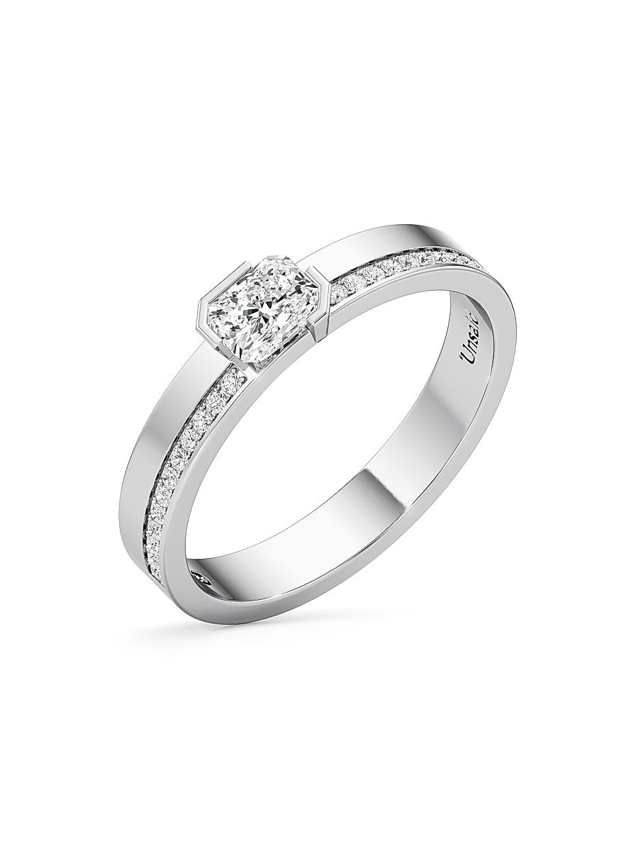 Women's Meta Primis 18K White Gold & 0.61 TCW Lab-Grown Diamond Ring - White Gold - Size 8