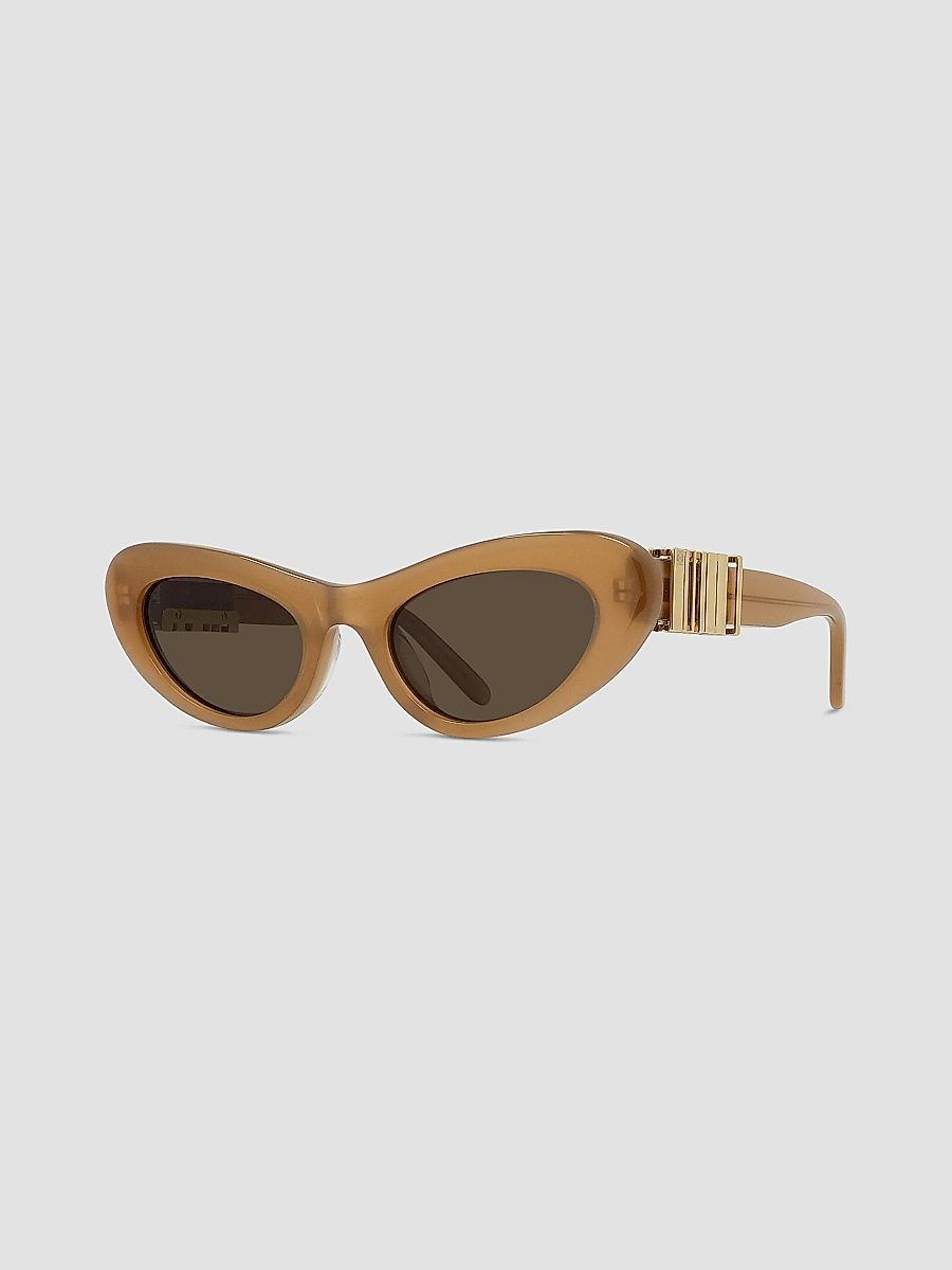 LOEWE Women's Slim 52MM Oval Sunglasses - Dark Grey Caramel