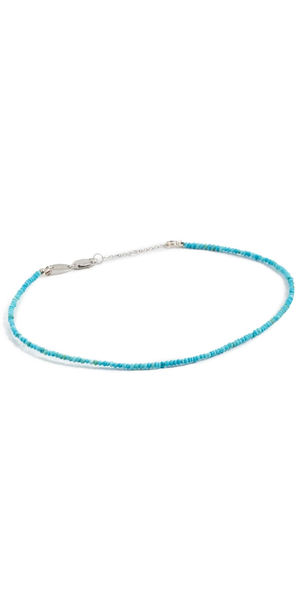 SHASHI Aisha Anklet In Turquoise Turquoise One Size