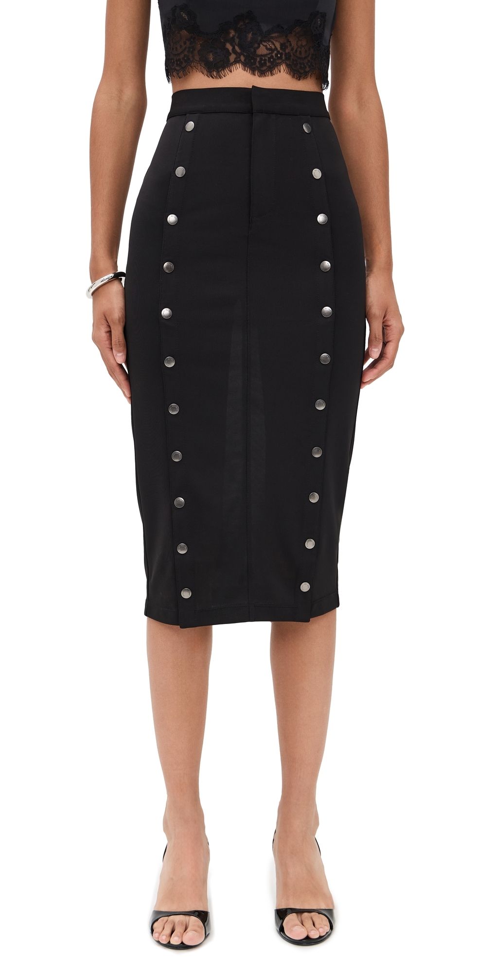 Fleur du Mal Hannah Undo Me Skirt Black S
