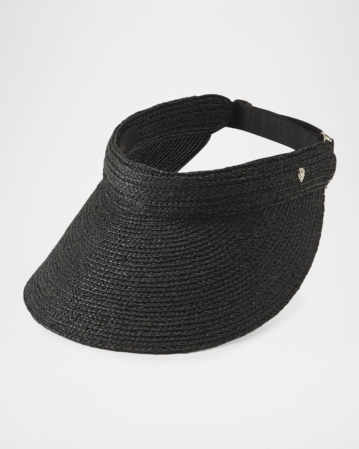 Kirsten Rollable Raffia Visor