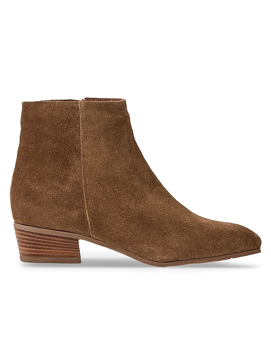 Women's Fuoco 31MM Suede Ankle Boots - Champagne - Size 7