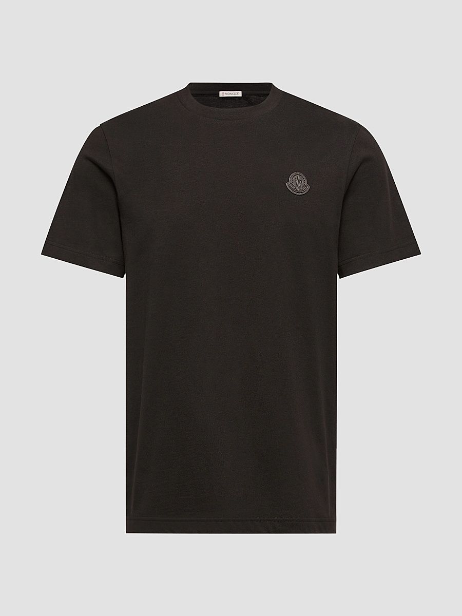 Men's Crewneck T-Shirt in Cotton - Black - Size XXXXL
