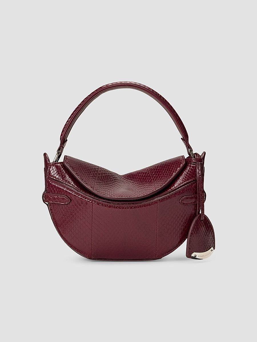 Ralph Lauren Collection Women's The Ralph Mini Snakeskin Crossbody Bag - Carmine