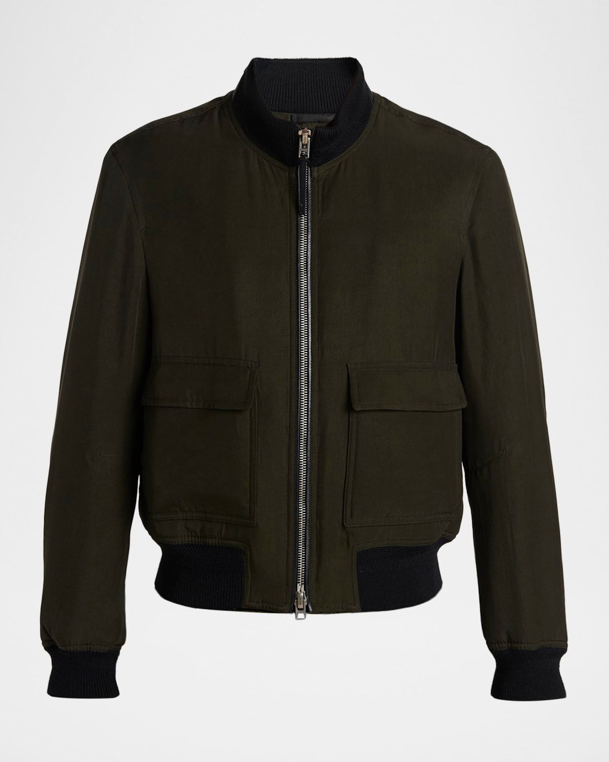 Men & apos;s Flap-Pocket Bomber Jacket