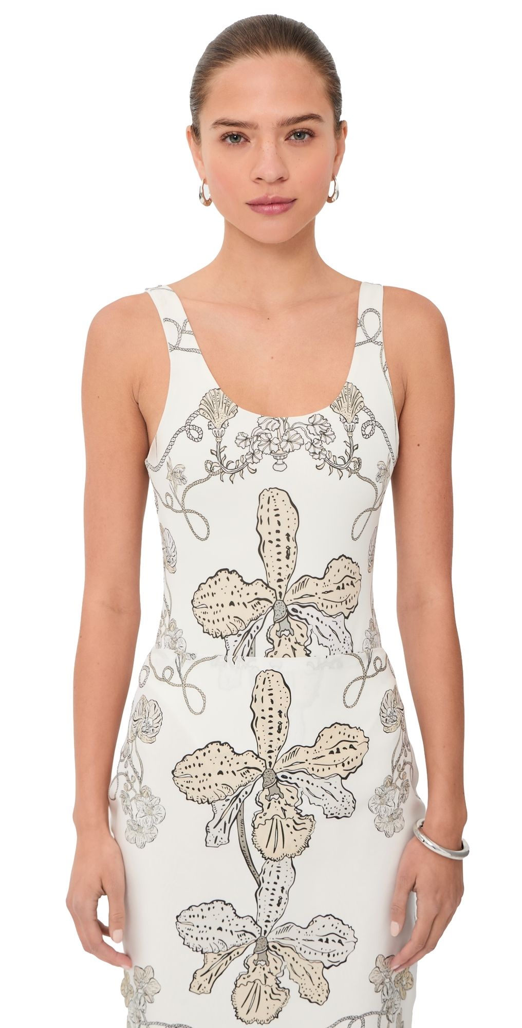 Isla & White Vicki Bodysuit Orquidee S