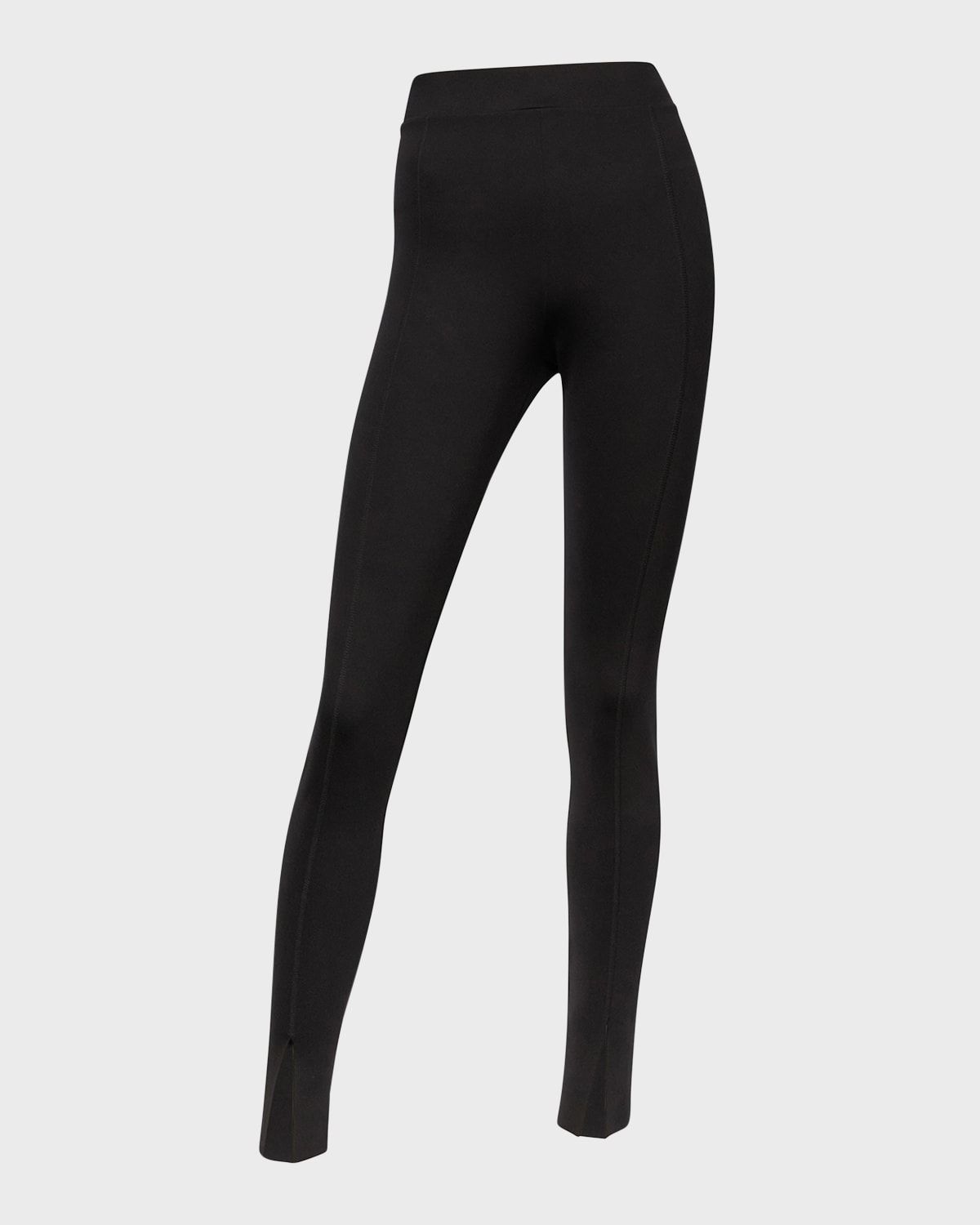Grace High-Rise Front-Slit Leggings