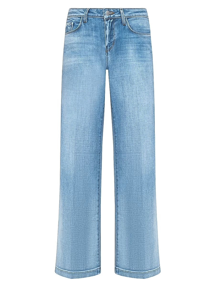 Women's Joanne Low-Rise Wide-Leg Jeans - Dry Ice - Size 32