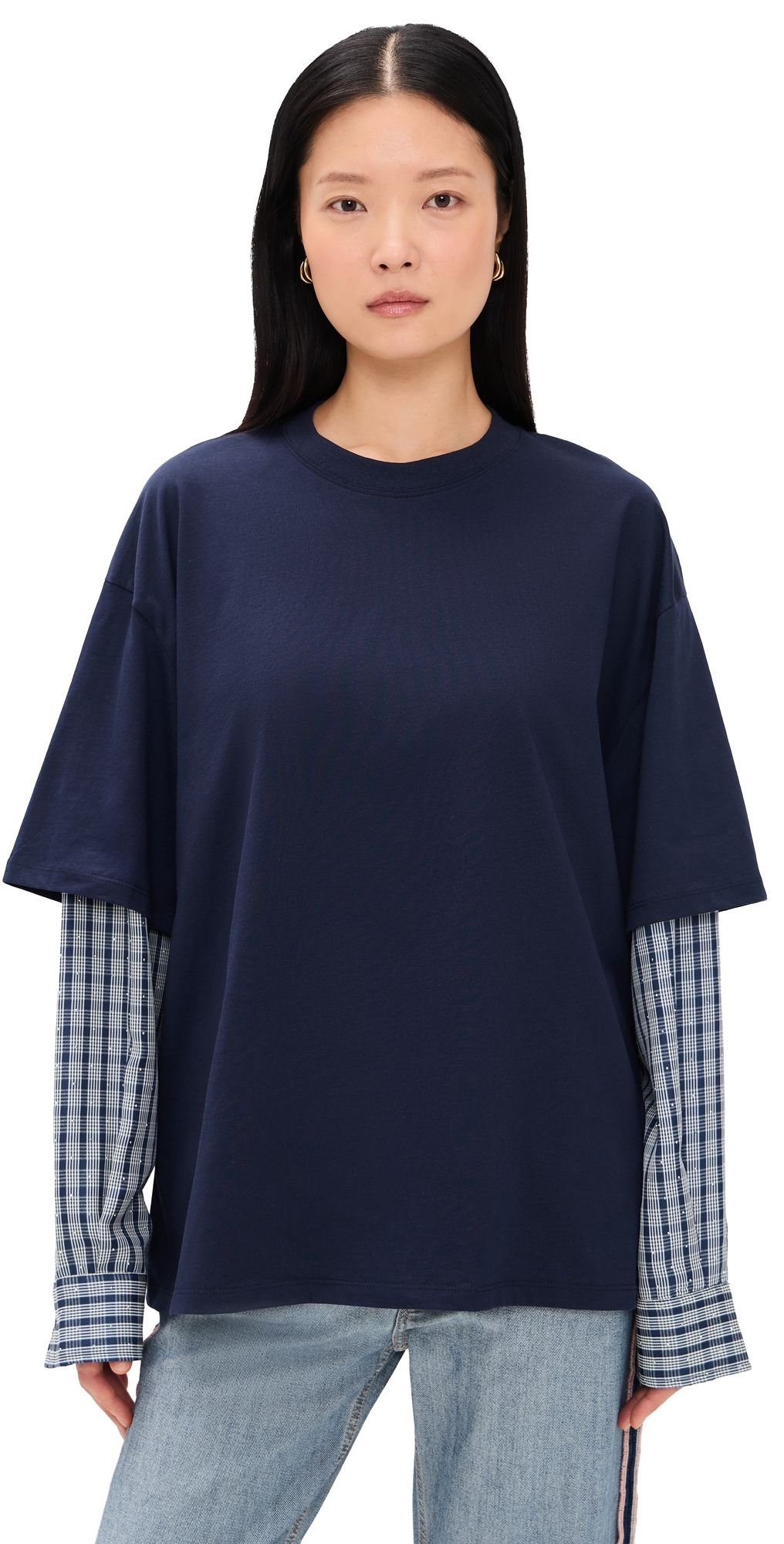 Lioness Bottega Shirt Navy XXS