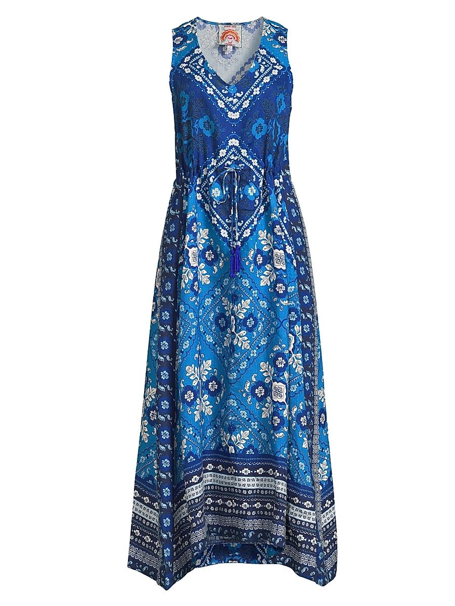 Women's Drawstring Tank Midi-Dress - Ciena - Size Medium