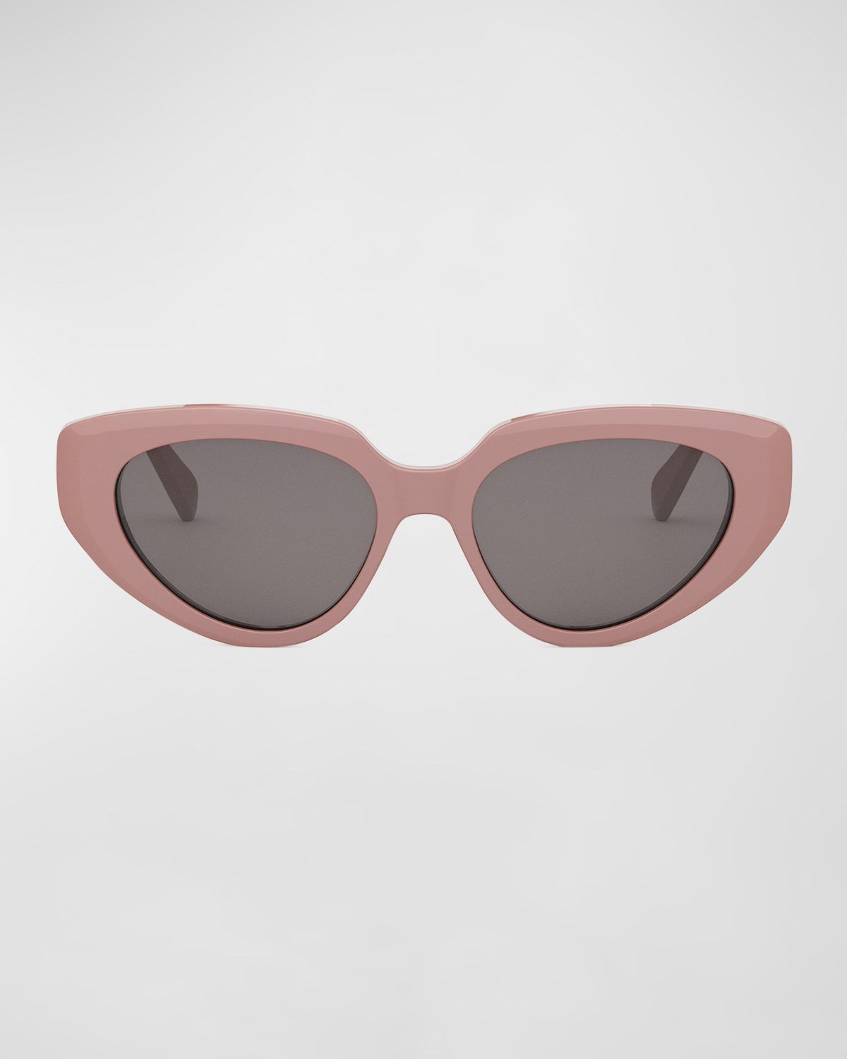 Bold 3 Dots Acetate Cat-Eye Sunglasses