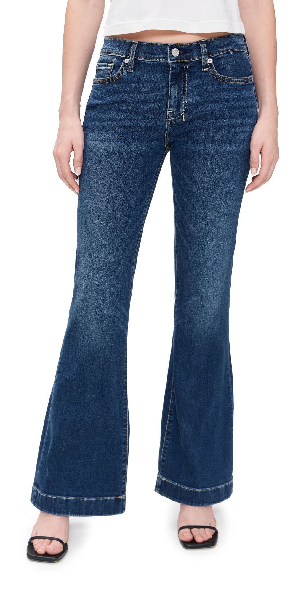 7 For All Mankind Dojo Tailorless Jeans Medium Melrose 32