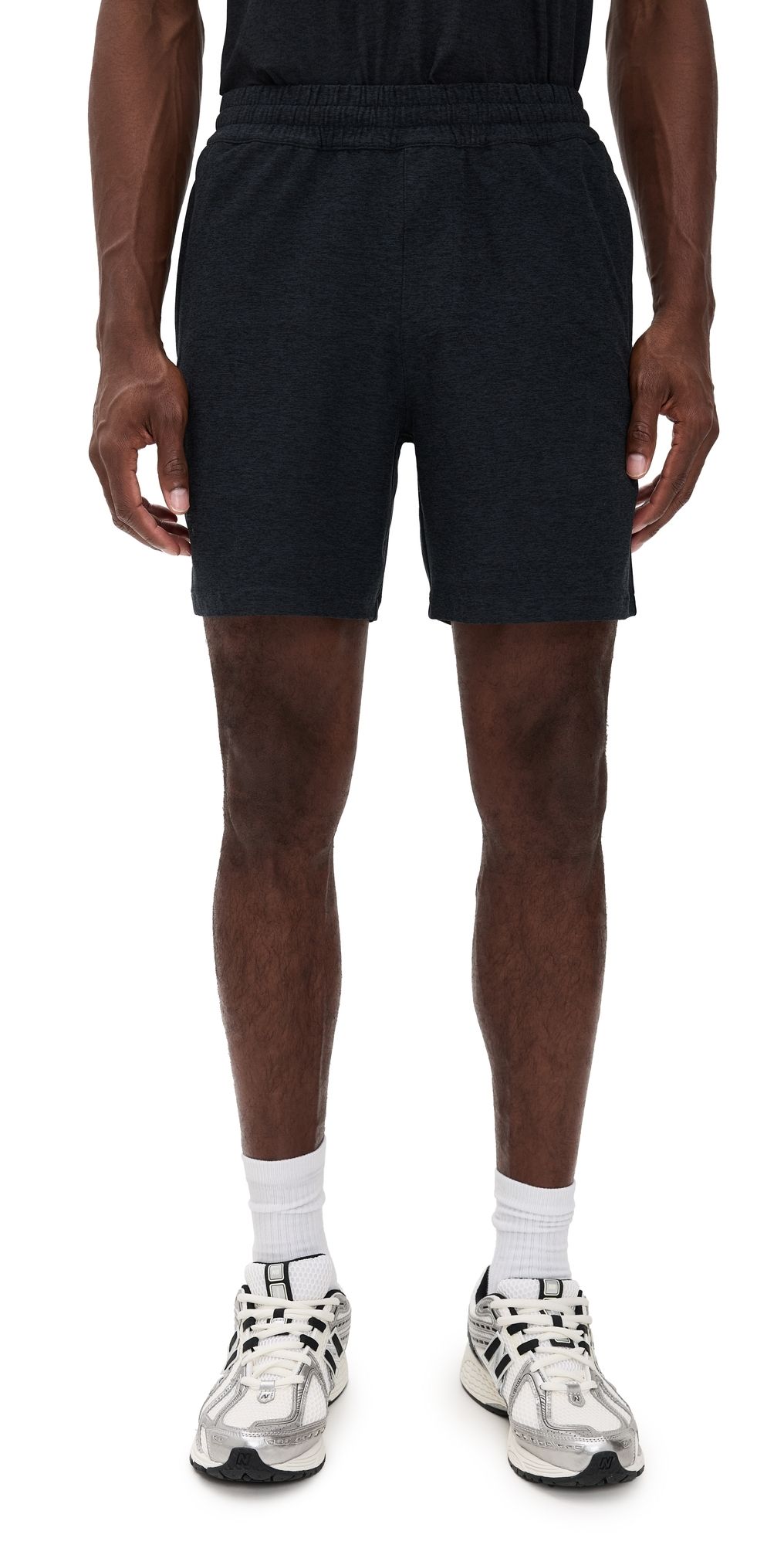 Beyond Yoga Spacedye Unlimited Mens Shorts 6.25 Darkest Night XL