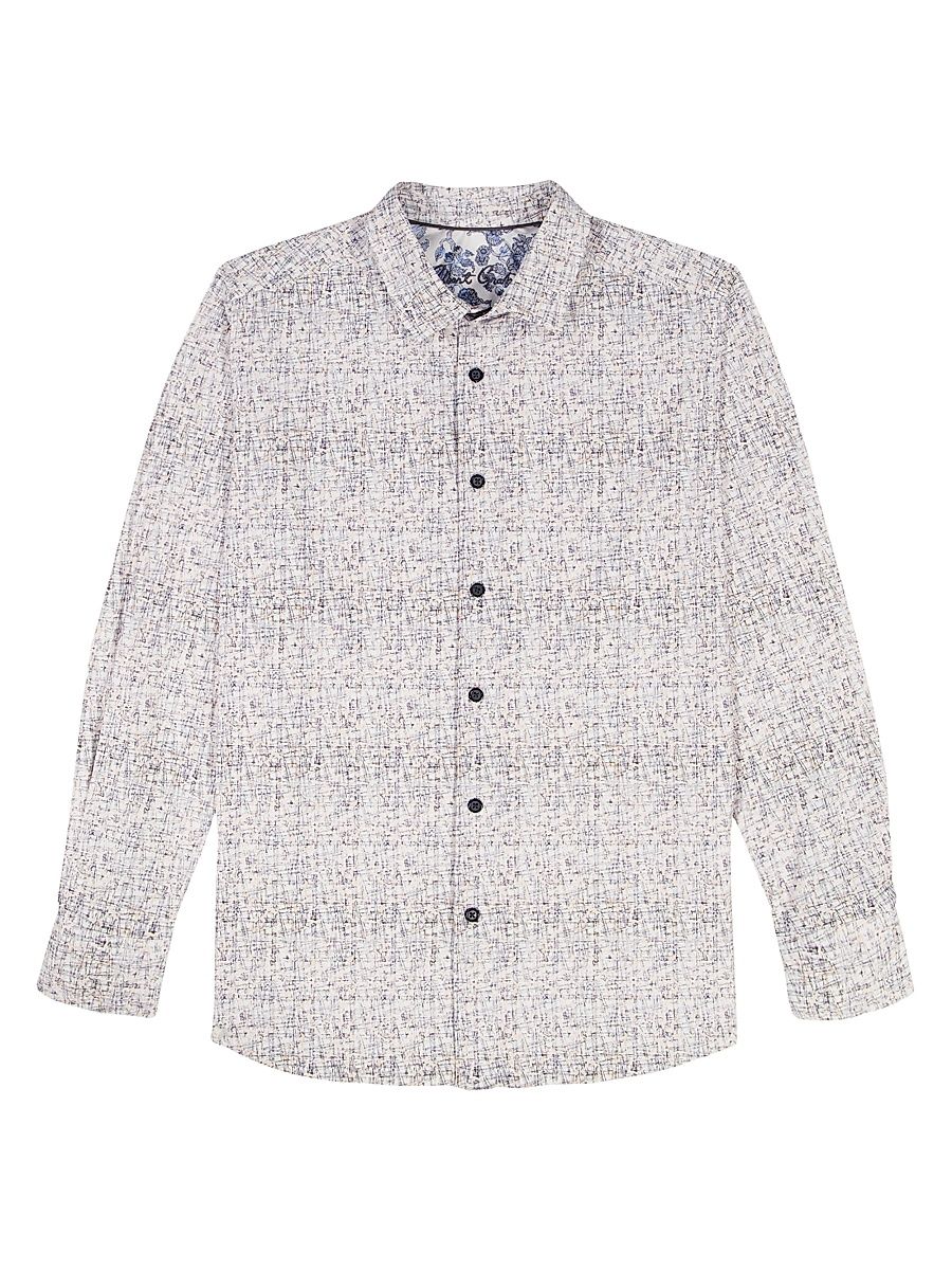Men's Hammersmith Printed Knit Shirt - Size XXXL