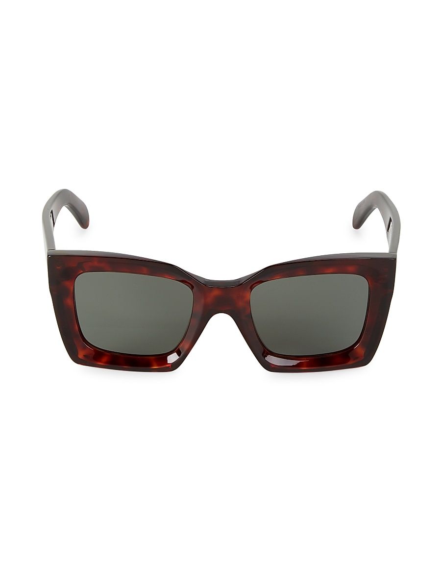 Women's 51MM Square Sunglasses - Havana