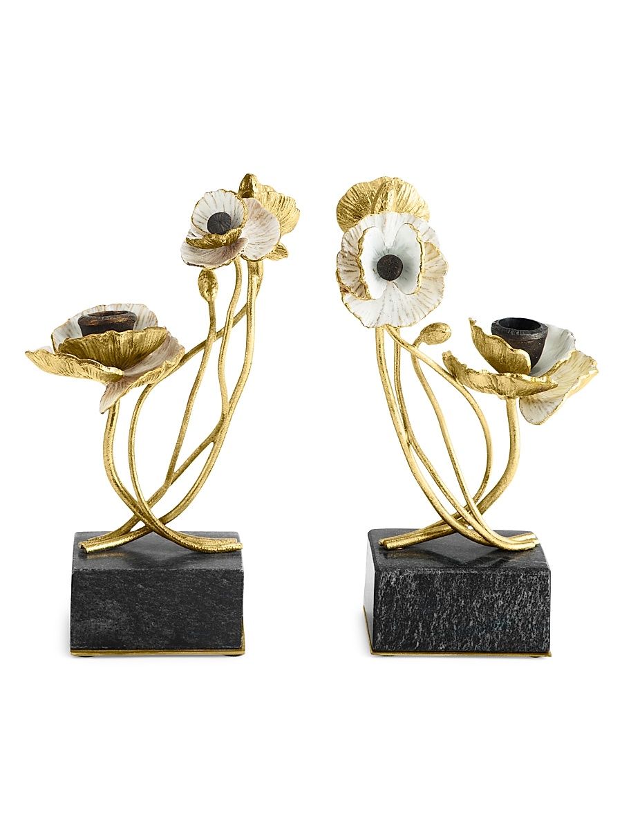 Anemone 2-Piece Candleholder Set