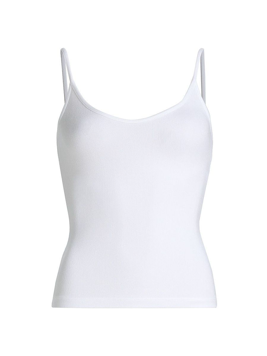 Women's Lunara Rib-Knit Tank - White - Size XL