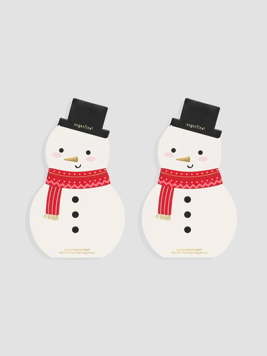 Sugarfina 2-Piece Snowman 4-Count Bento Duo Set