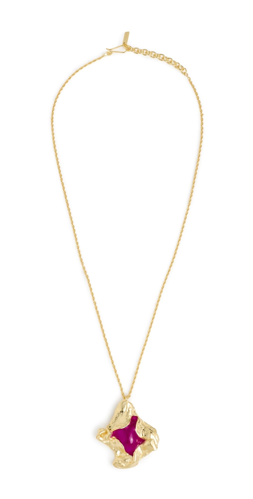 Completedworks Recycled Brass Necklace 18k Gold Plating One Size