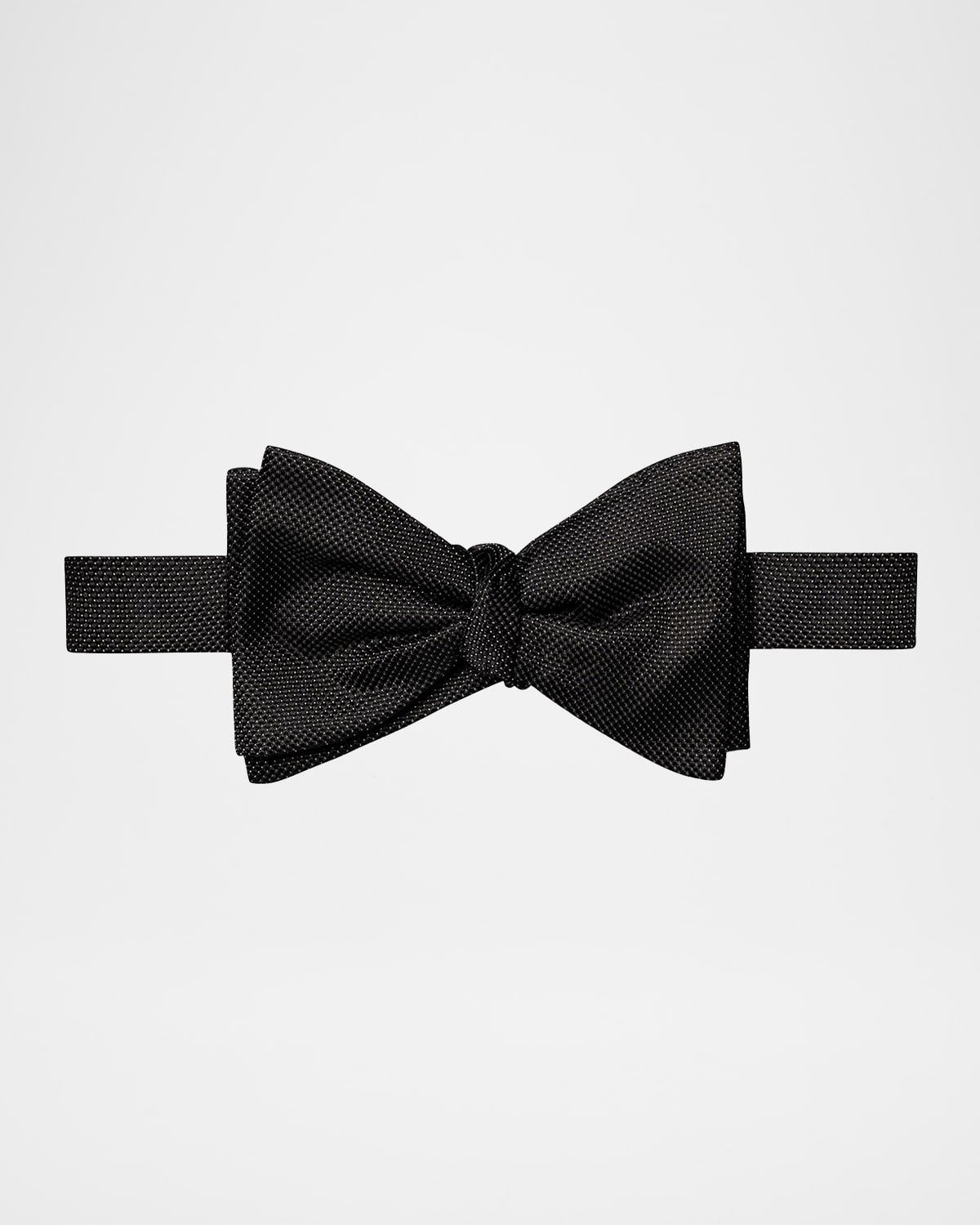 Men & apos;s Textured Silk Bow Tie