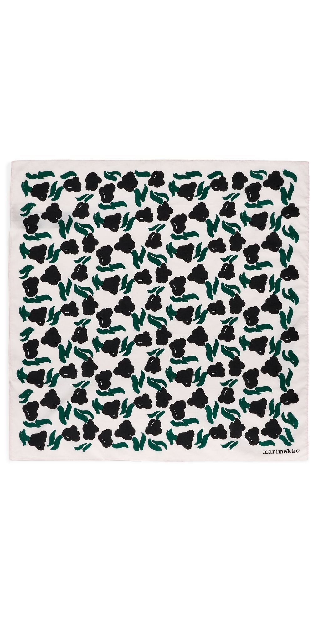 Marimekko Pesofati Lemmitty Scarf Light Pink/Black/Dark Green One Size