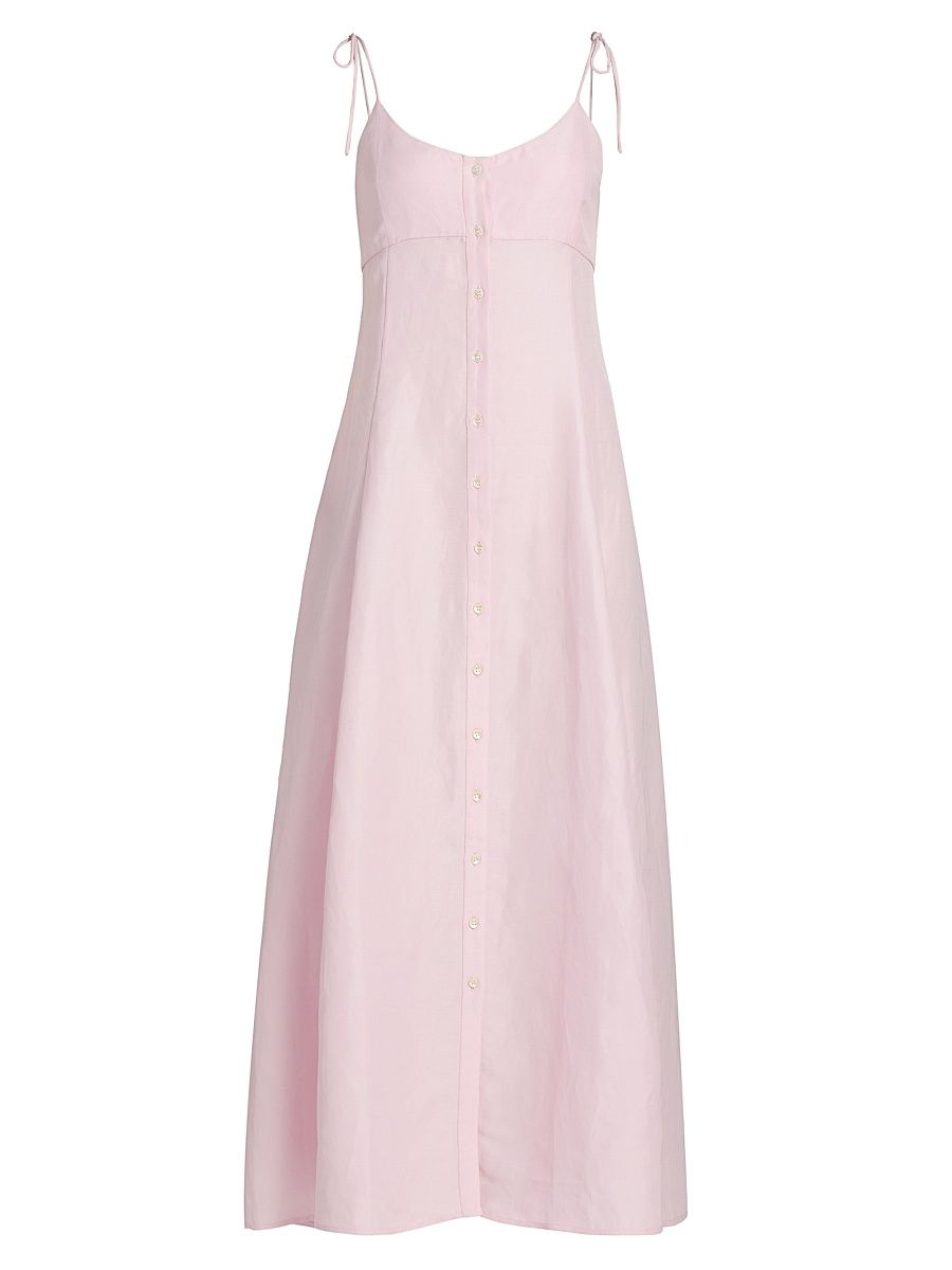 Women's High Garden Satin Maxi Dress - Blush - Size 6